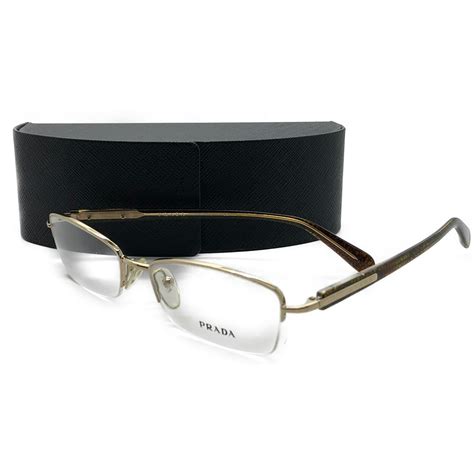 prada cat eye semi rimless glasses|cheap prada glasses frames.